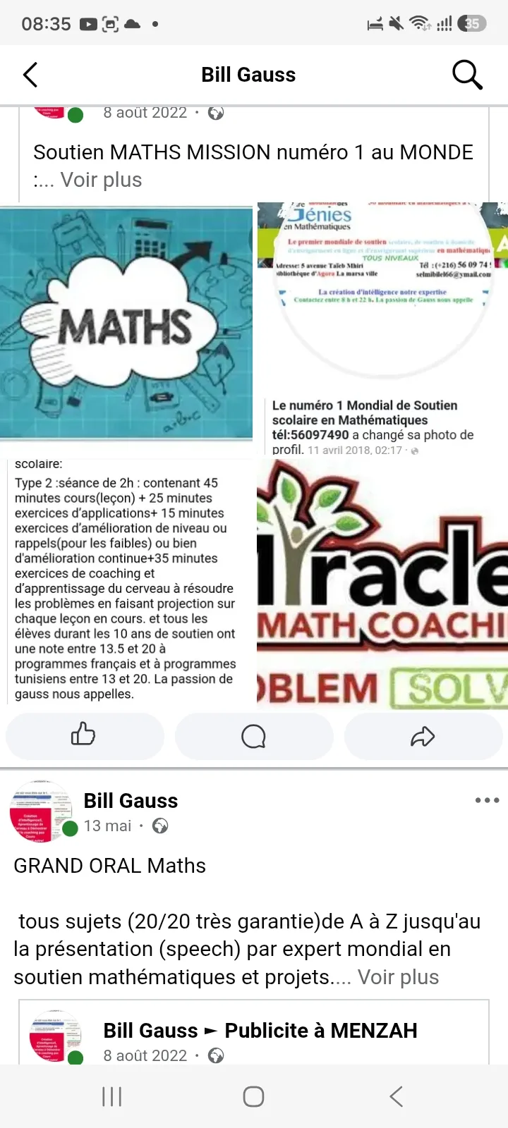 Ingénieur propose du soutien scolaire en mathématiques pour les terminales