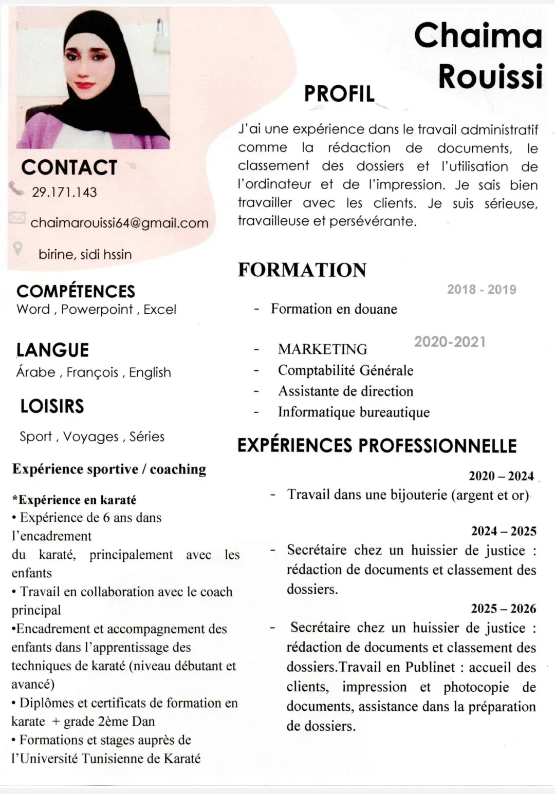 Je recherche un emploi sérieux en accueil, Publinet ou autre domaine